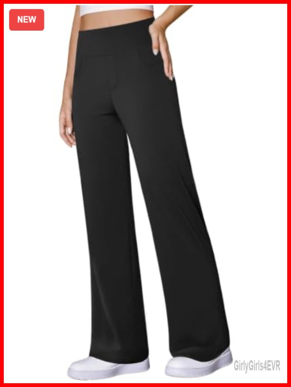 Women's Wide Leg Yoga Pants High Waist with Pockets Soft Stretch